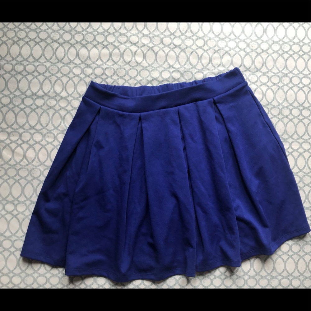 NWT AE Skater Skirt, Royal Blue, Sz M